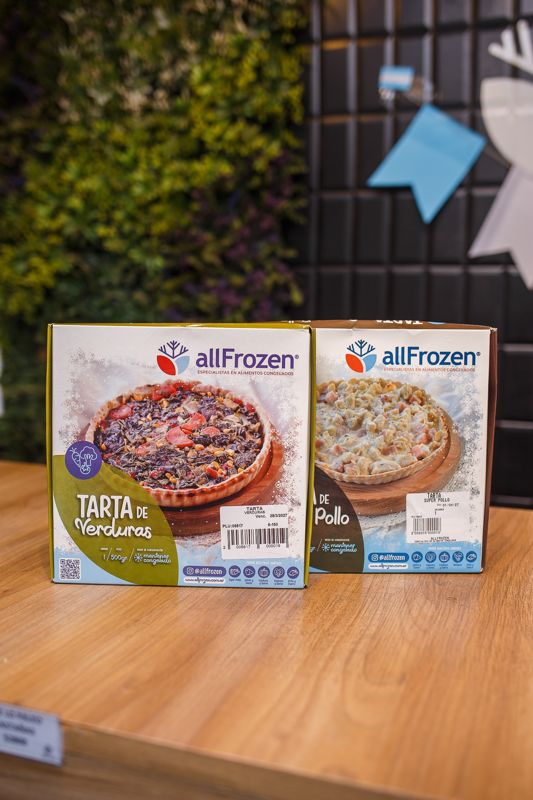 Opciones vegetarianas y sin TACC allFrozen